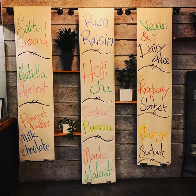 New weekly menu starting Friday!
-
A very nutty week ahead... #maplewalnut #nutellaapricot #peanutbuttermilkchocolate on the same menu!
-
#cookiebanana #rumraisin #hojicha are back!
-
See you around! ift.tt/2Ca7CdX