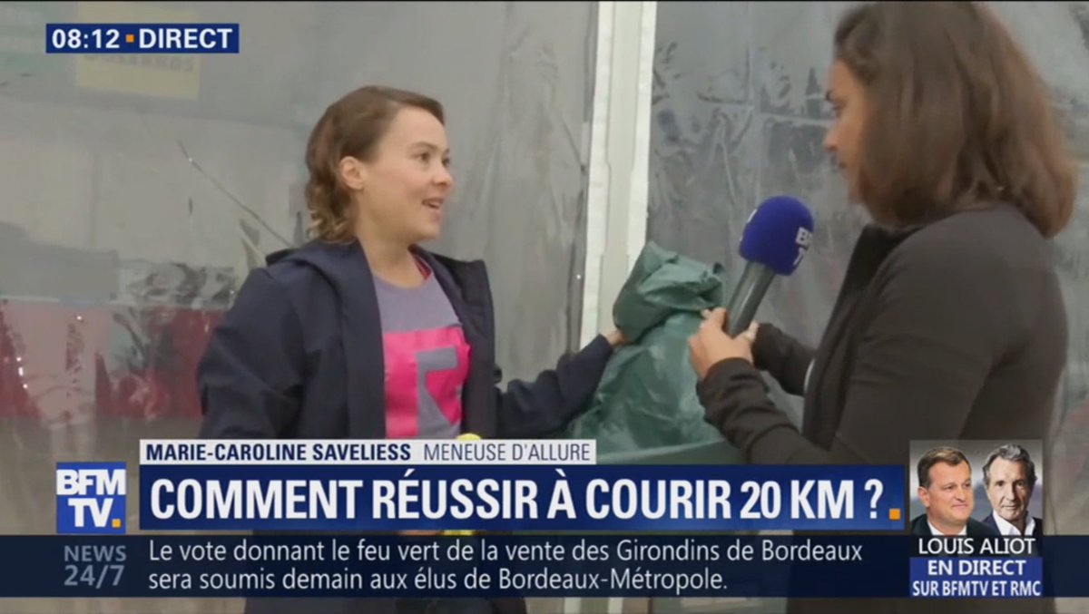 Dans le cadre des <a href="/20km_Paris/">Les Vredestein 20km de Paris</a> , <a href="/AshleyChevalier/">Ashley Chevalier</a> recevait les derniers conseils d'avant course de la meneuse d'allure <a href="/SAVELIEFFMarieC/">Diététique et Sport</a> <a href="/runandfreedom/">Run&Freedom</a> @PremiereEdition <a href="/BFMTV/">BFM</a>