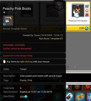 azukeraVT's tweet photo. REEEEE!!!! Someone posted my UGC rainboots and sold 6pcs! 😭 HALP
#MapleStory2 @PlayMaple2 https://t.co/FDoWdpJqOs