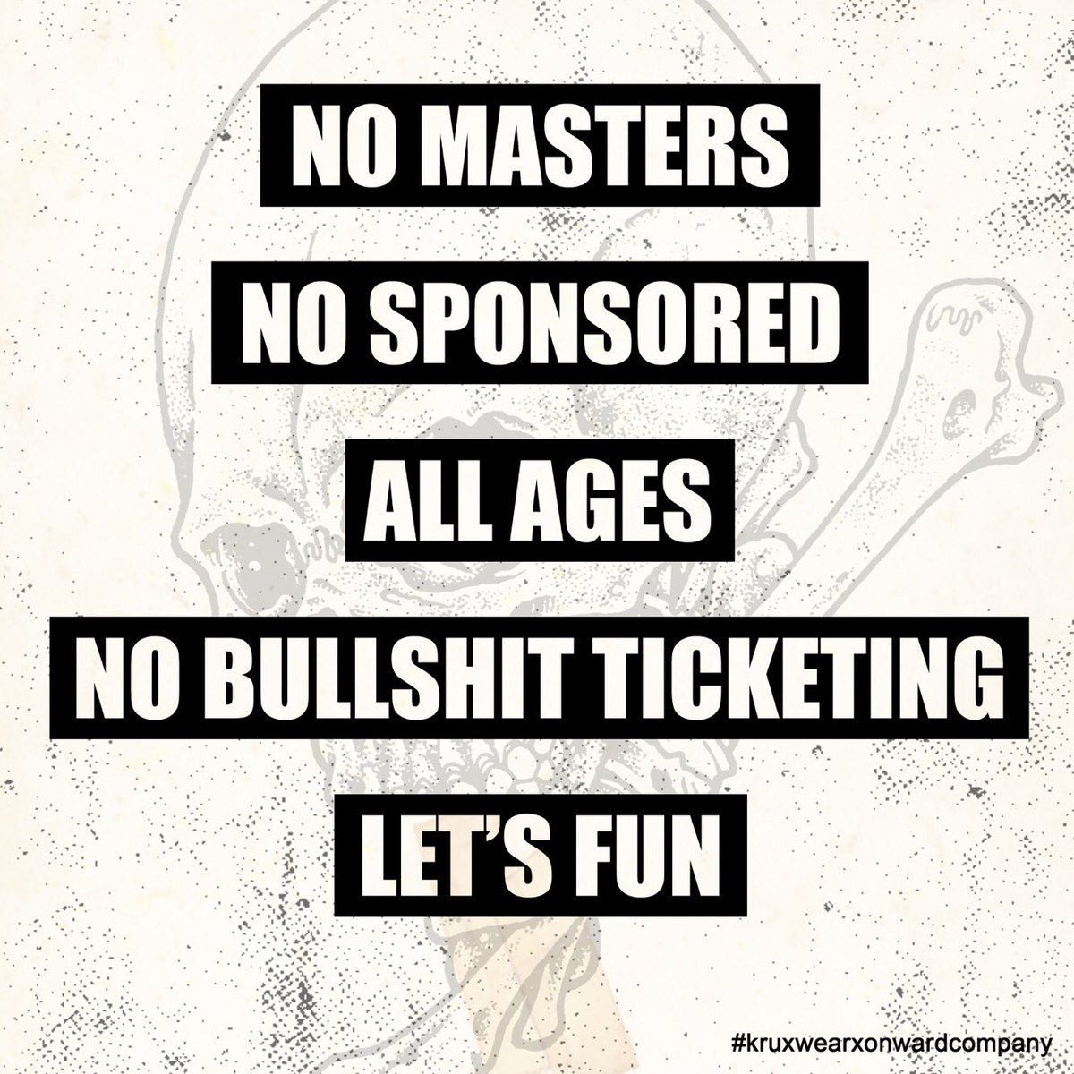 - Underdog Skate Jam -
Kruxwear x Onward Co. Collaboration.
Let’s Fun
<a href="/kruxwear/">KRUXWEAR</a> @onwardcmpny 
#onwardcompany #onwardskateboardscompany #underdog #skatejam #kruxwearxonwardcompany #unbaptisedskateco