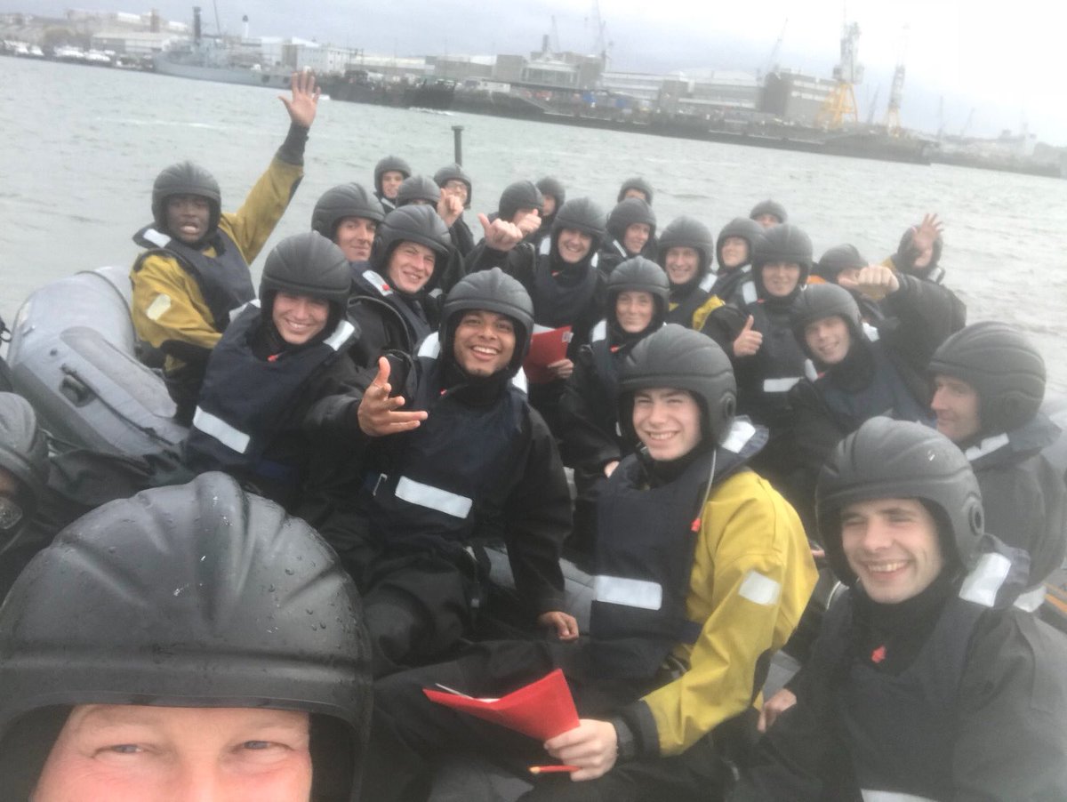 HMS_Raleigh's tweet photo. The #CORNWELL13s Port class took a trip up the river prior to both classes starting the Disaster Relief Exercise. 100% effort from all involved resulting in a very successful exercise. #C2DRIL #teamwork https://t.co/mf9kM1X5GM