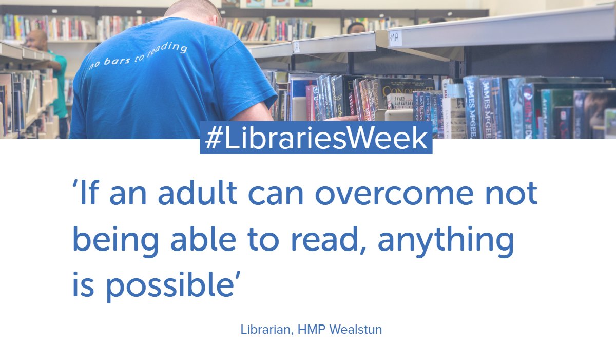Shannon_Trust's tweet image. Librarians working in prisons inspire and help people to #UnlockThePowerOfReading - thank you for all you do. 

@librariesweek #fridayfeeling #positivity