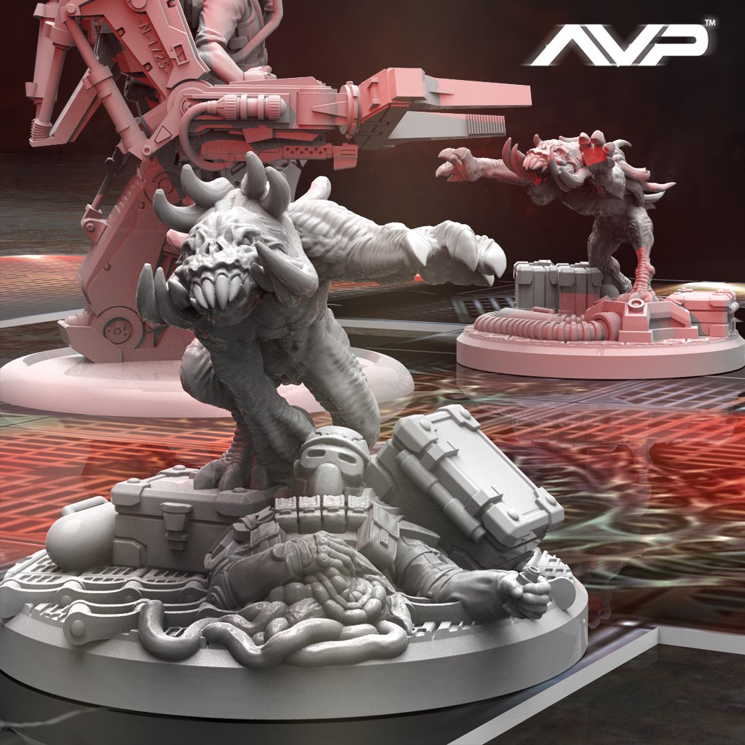 avpgalaxy's tweet photo. You've only got just over 16 hours left to get your entries in to stand a chance at winning a set of new miniatures for AvP - The Hunt Begins! | https://t.co/G3c0GIwu3L | #Alien #Aliens #Xenomorph #Predator #ThePredator #Yautja #AlienvsPredator #AvP #FemalePredator #PredatorHound https://t.co/Xp5XHlNsPv