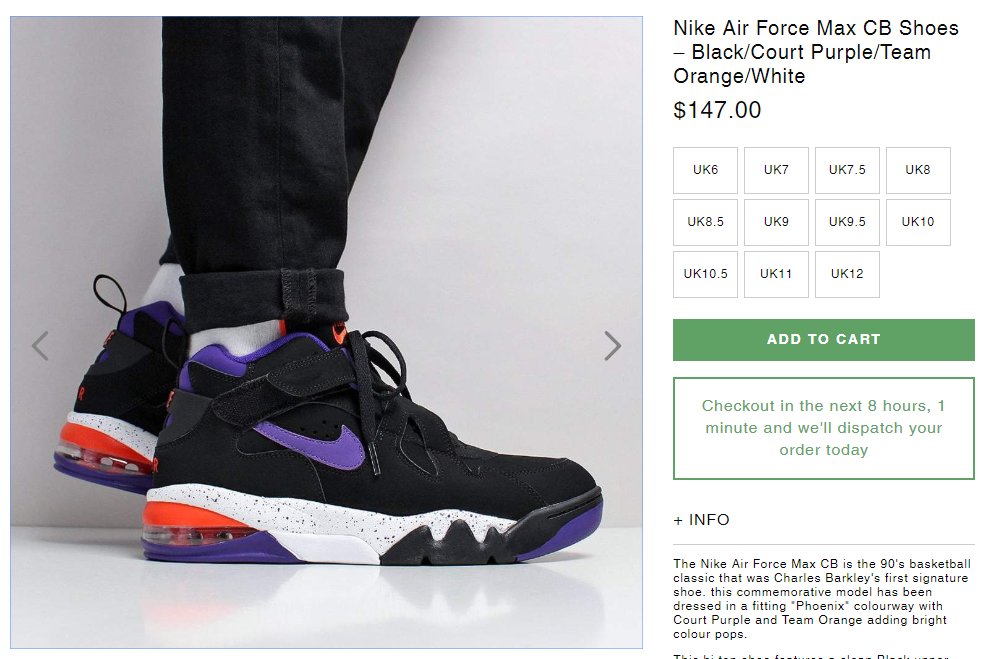 air force max cb suns