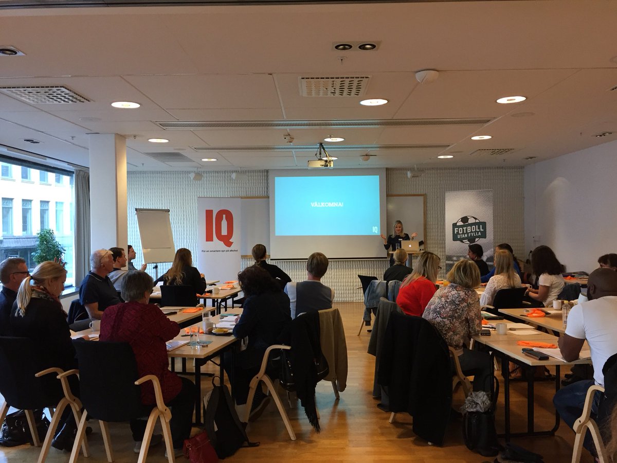 Hej Malmö! Nu kickar vi igång IQs inspirationsdag med tema #alkohol och idrott. ⚽️🍻