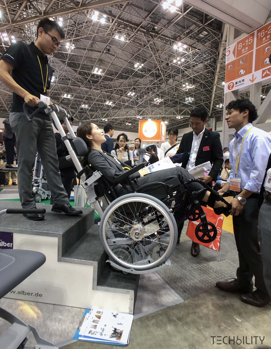 tech_bility's tweet photo. What happens when the elevators stop working and you need to evacuate the building? Powered stair climbers for access and evacuation from buildings #HCR2018 #DiDRR #assistivedevices #accessibility #technology #assistivetech https://t.co/ZWzQHMtsb2
