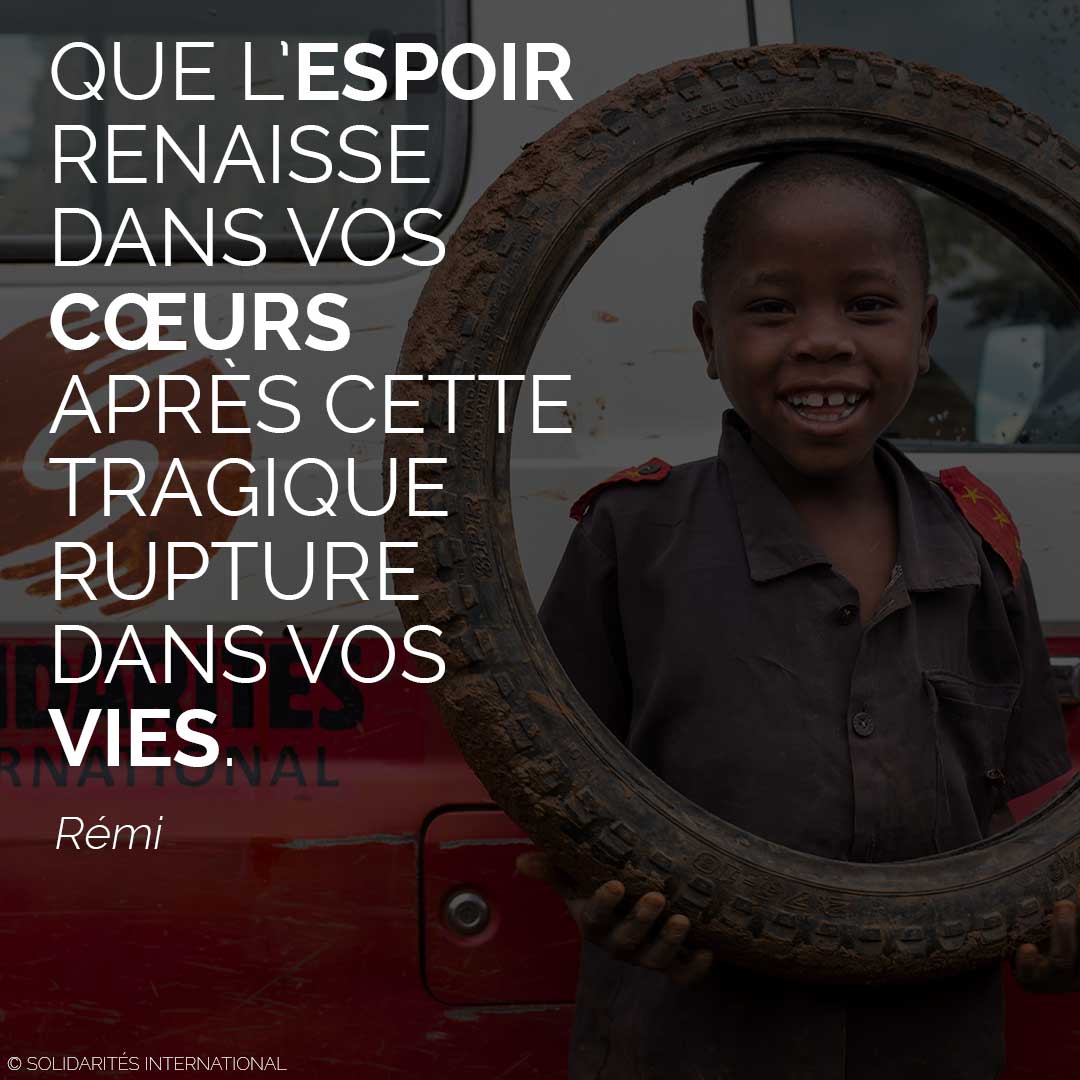 Solidarites_Int's tweet photo. [Le mot du vendredi] - Comme Michèle, Rémi et Franck, répondez solidarité en envoyant des messages positifs et solidaires aux personnes que nous aidons et aux équipes humanitaires sur le terrain. Postez vos messages sur https://t.co/KEN6i5Qk84 #RepondonsSolidarite https://t.co/dhv4ezwMvz