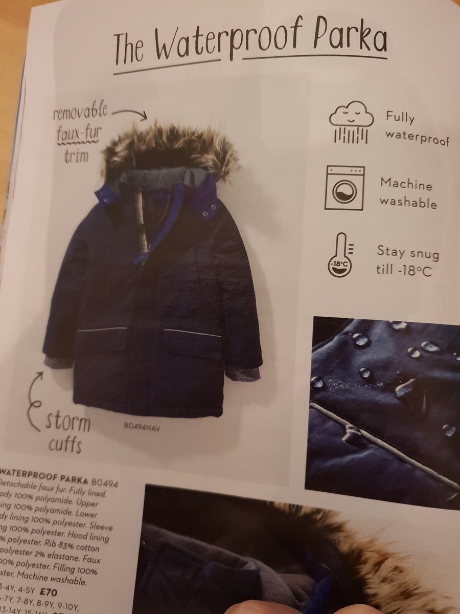 huggzy's tweet photo. Really disappointed with @Bodenclothing #miniBoden kids catalogue.
How is it that the GIRLS Get #showerResistant coats yet the BOYS get #AllWeather and #FullyWaterproof coats??
#genderStereotypes
Can my daughter not go on wet weather adventures too? https://t.co/vHP5Yf1qOb