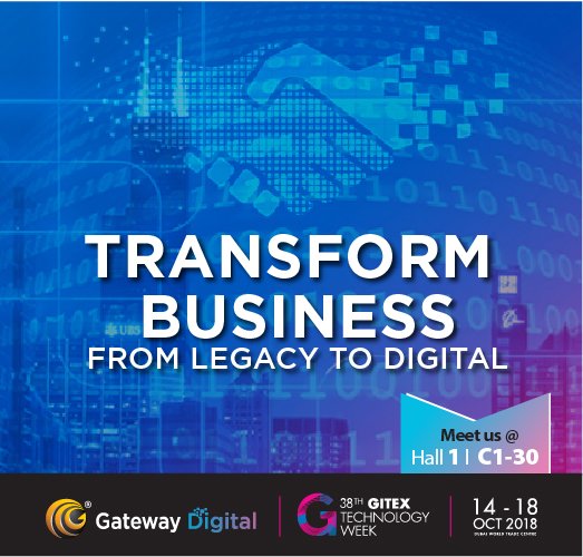 GTWDigital's tweet photo. Businesses should migrate from their legacy systems and adopt new #technologies like #AI #Blockchain #MachineLearning #cloud to experience the future of #digital. Meet us at @GITEXTechWeek #Dubai for future-ready solutions.
#DigitalTransformation #GITEX2018 #GITEXFutureStars https://t.co/1yhgocUNKm