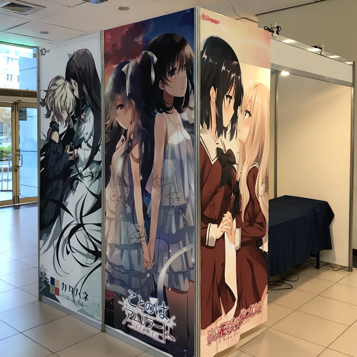 3 1 2ol 百合ゲー愛好会 台湾百合オンリー 前日設営完了です Comic Horizo 5