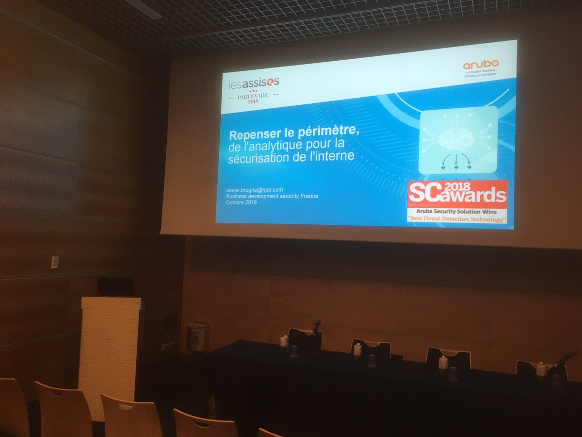 xbrugne's tweet photo. Morning Monaco ! Discutons ueba et nta avec Aruba IntroSpect !#AssisesSI #arubasecure #CyberAware #TousSecNum #cybersecurite #ueba #NAC #MachineLearning https://t.co/c4NWrPleUd