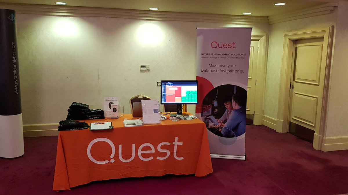 m__wild's tweet image. @Quest_EMEA are at #DataRelay in Bristol today. Day 5 of #SQLRelay . Come and talk to us about sql server performance monitoring.