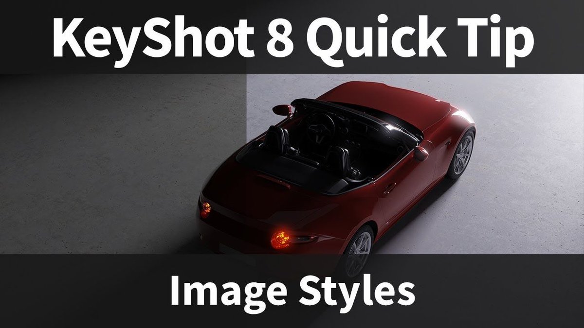 KeyShot 8 QuickTip: Image Styles buff.ly/2Eh33Bs