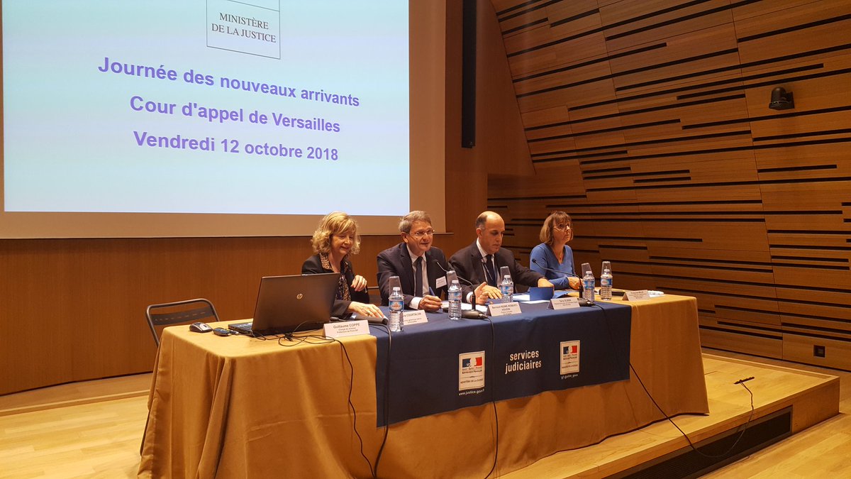 PgcaVersailles's tweet photo. #CAVersailles début de la journée d'accueil des nouveaux arrivants du ressort en présence des chefs de cour et du président de la cour administrative d'appel de Versailles. Magistrats et fonctionnaires sont nombreux en cette journée de partage et de cohésion https://t.co/KMojOFz4Vr