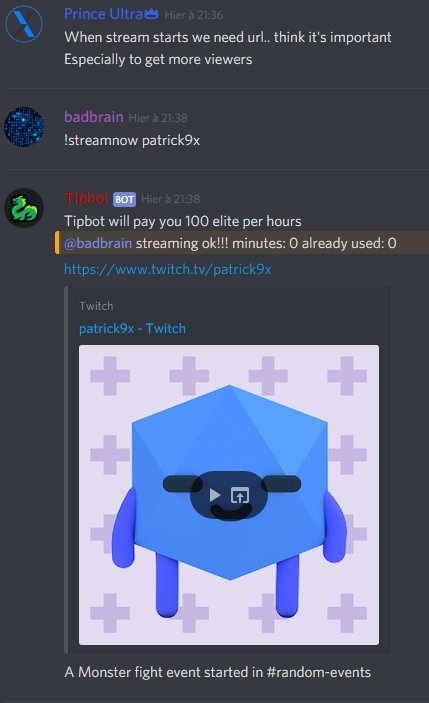 PatrickJulliano's tweet photo. Twitch Streamers now can get paid in 1337 coins via dragon tipbot, payout is automatic 200 coins the first 2 hours. More rewards when you stream more often and win random prizes with tournament. #Stay-Elite #stayelite @1337Foundation #1337coin. Simple to setup, details in #tipbot https://t.co/qFdDY6KkgR