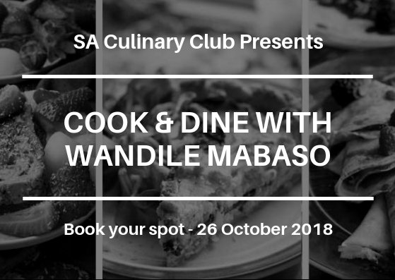Don't what to do for Date Night? Why not join our Cook &amp; Dine evening @SACulinaryClub? Book your tickets online here: saculinaryclub.com/store/Cook-&-D… #chefwandilemabaso #frenchcuisine #deliberateperfection