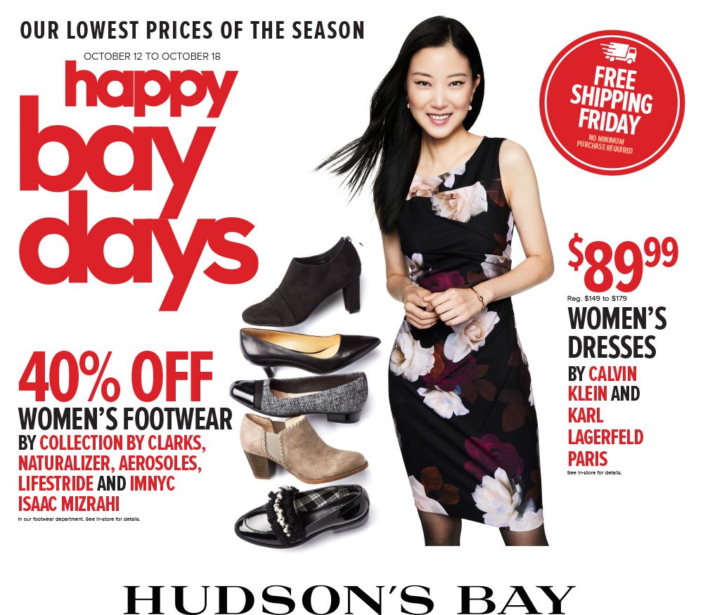 hudson bay shoe sale