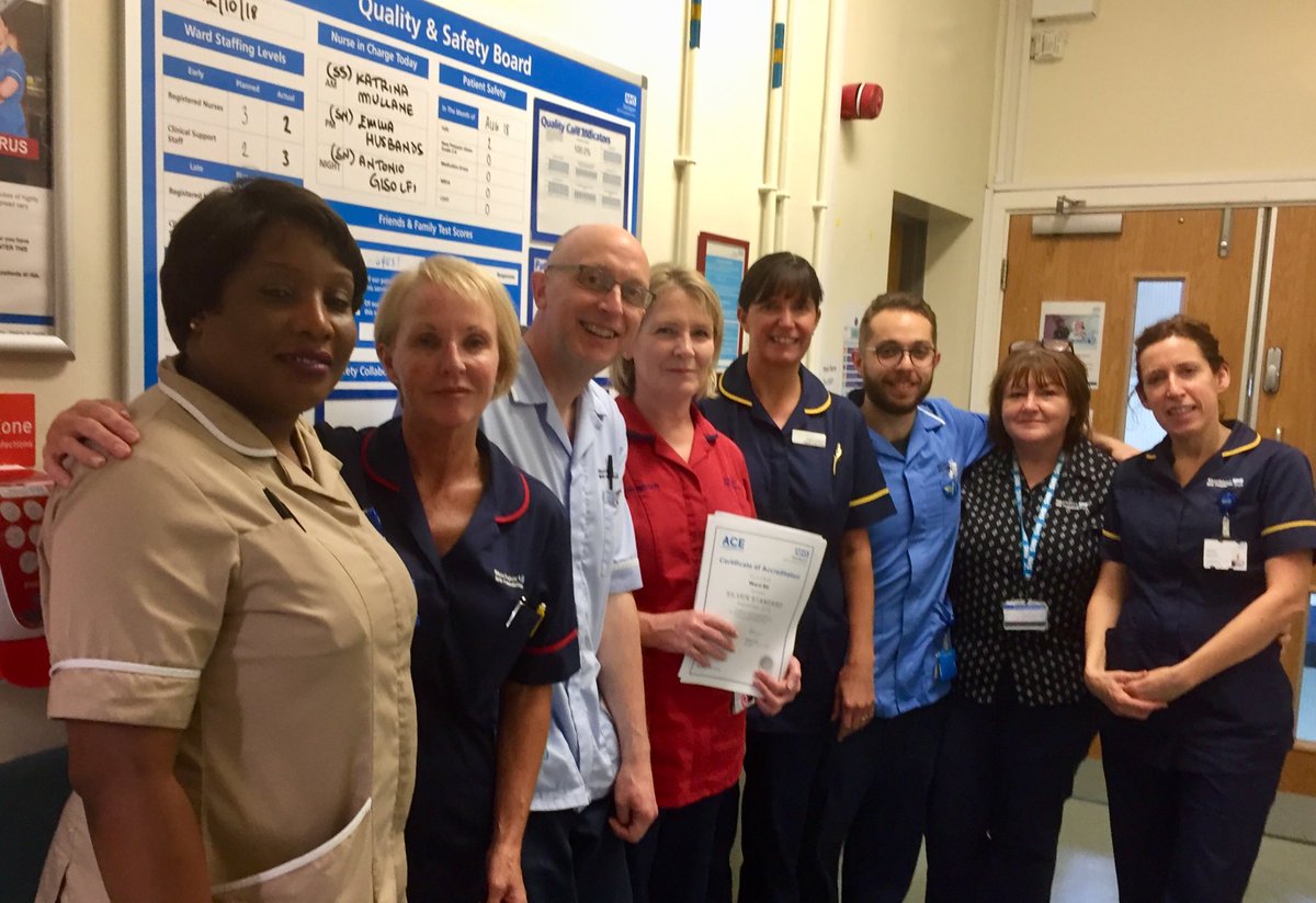 Huge congratulations to Ward B4 ⁦@StockportNHS⁩ on attaining Silver Standard ACE accreditation scheme. 
Immensely proud, well done.  
#Proud2Care #quality ⁦@helshow1⁩ ⁦@alisonlynch65⁩ @EmsrogersEmma⁩ ⁦@iainArogers⁩ ⁦@kathrynglass66⁩