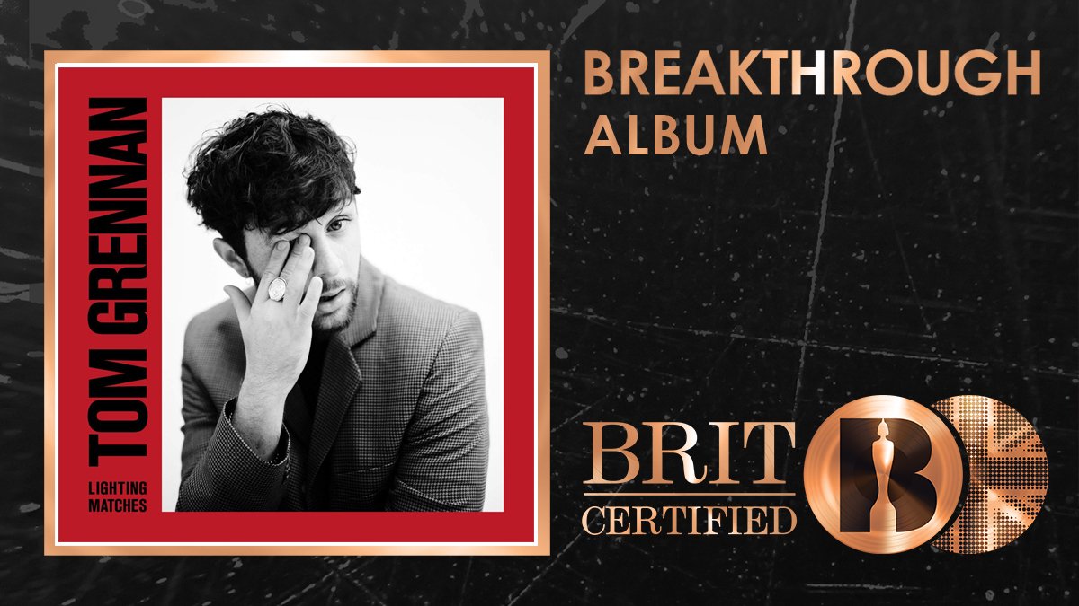We've got a brand new #BRITcertified Breakthrough artist this week with <a href="/Tom_Grennan/">Tom Grennan</a>'s debut album 'Lighting Matches'! 🇬🇧📀