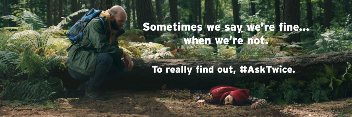 Sometimes we say we’re fine when we’re not, It's hard to talk about mental health, so if your mate’s acting differently #ask twice @SloughCouncil@RBWM @BracknellForest@AforChildren@SY_Parliament <a href="/SloughPH/">Slough Public Health 💙</a> <a href="/BFC_Health/">BFC Public Health</a> @Xenzone_UK <a href="/heads_together/">Heads Together</a> @TimetoChange@MHFAEngland