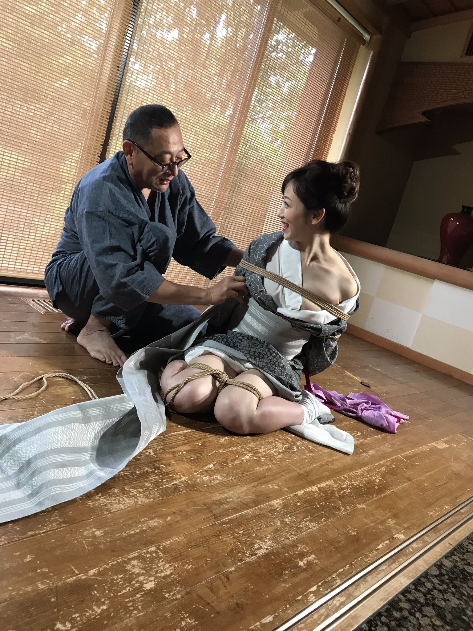 奈加あきら　川上ゆう緊縛画像 