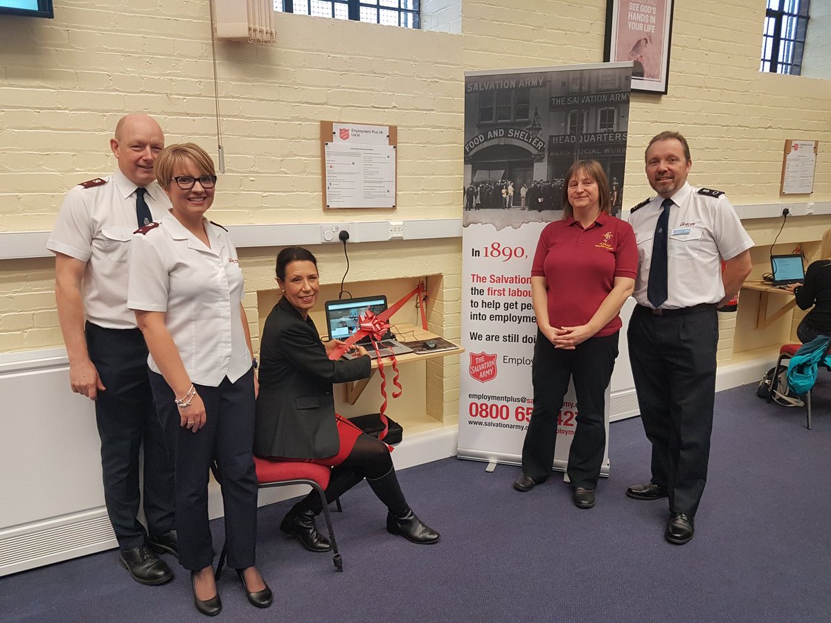 Debbie_abrahams's tweet photo. Fantastic to officially open the Salvation Army's employment support service at Roundthorn. Open to all &amp; providing comprehensive support. #makingadifference https://t.co/L3AdBcWSsT
