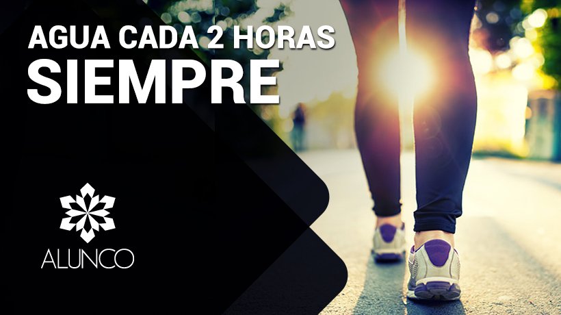 Agua cada 2 horas SIEMPRE! ☝💦 #AlunCo 
Buen viernes para todos!!!