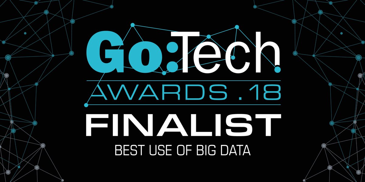 Beauhurst's tweet image. We are delighted to be finalists in two categories for the #GoTechAwards, for Best use of Big Data and Most Innovative use of Software!