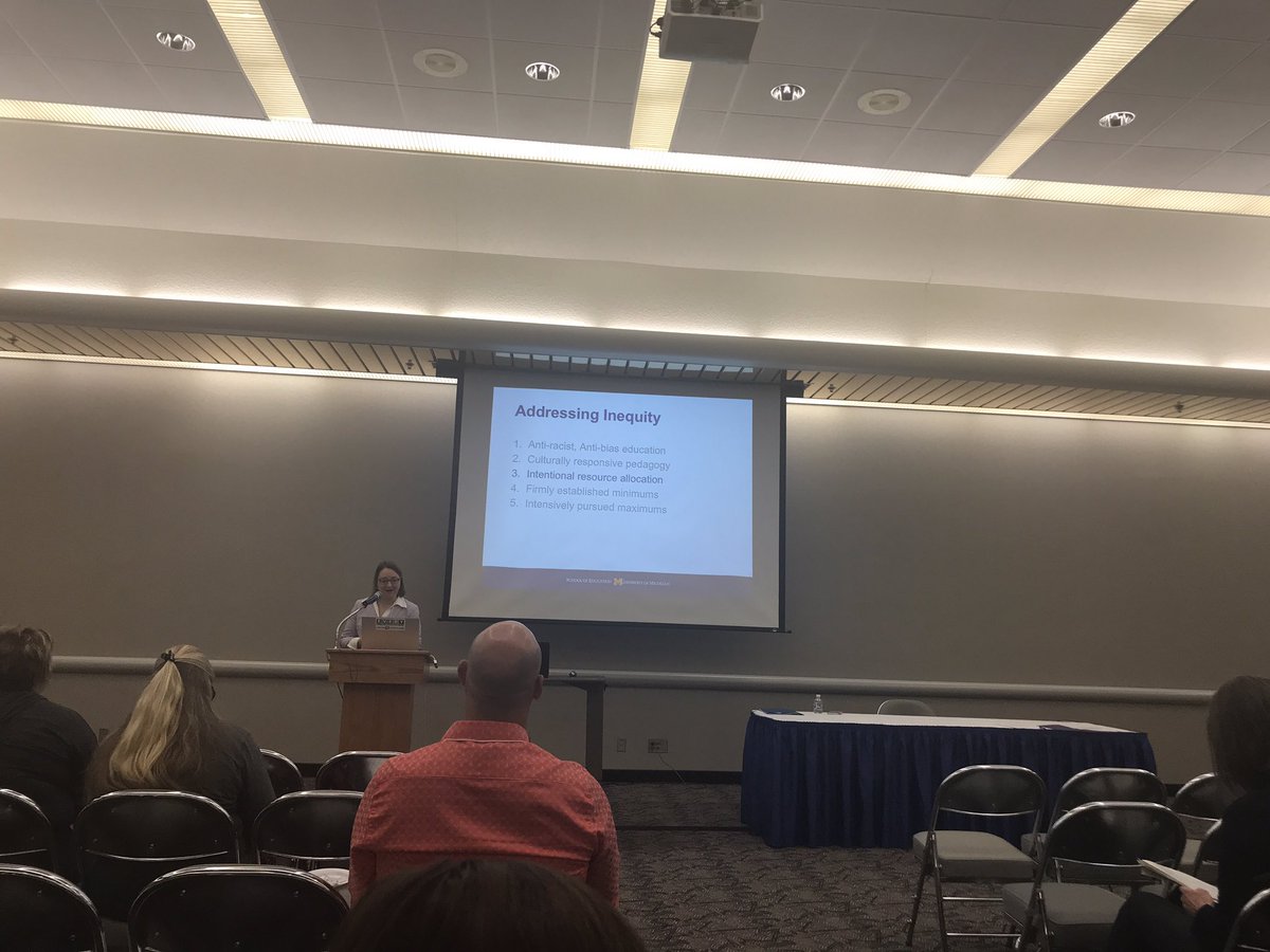 mad_jak's tweet photo. @nellkduke reminds us that equitable learning begins with the level of expectation teachers have for all students. We have work to do. #FallEducatorsConference #learnbps https://t.co/CphstK1Tzr