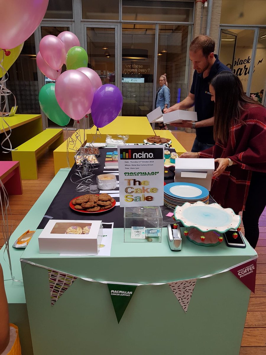 ncino's tweet photo. Yesterday we hosted our first London #nvolve event to raise funds for @macmillancancer. A massive thank you 🙏 to everyone who participated and helped us raise £383 for an excellent cause. We look forward to hosting more community service events in the future! ☀️ https://t.co/2ayn0Ve5hv
