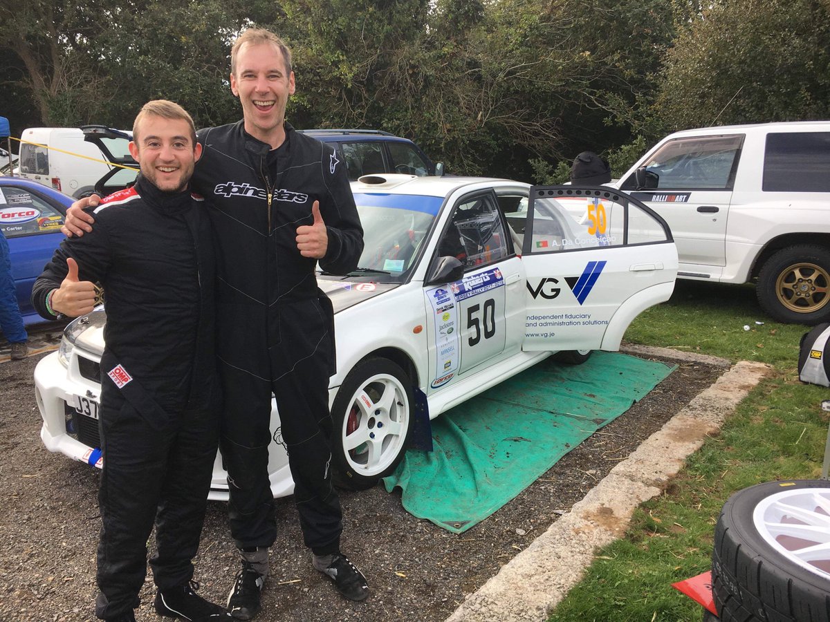 VGJSY's tweet image. Good luck to our Matthew in this year’s Jersey Rally starting today! Matthew will be driving in the VG branded Mitsubishi Lancer Evo and hoping to do well this year! #jerseyrally #top20isthegoal