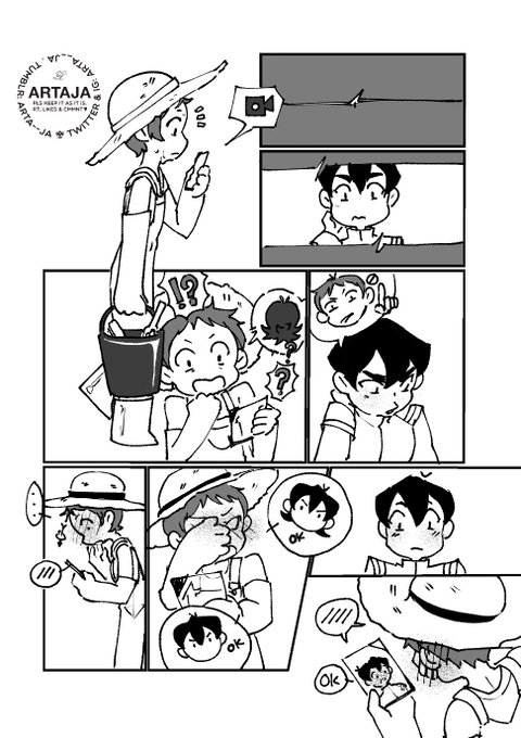 I'm still on that dropout-rancher!Lance AU bs. Also, a first try on CSP, idk how to use screentone thingy.

In this au KL get to know of each other with space facetime, bc Lonce is not at Garrison for a while ? 