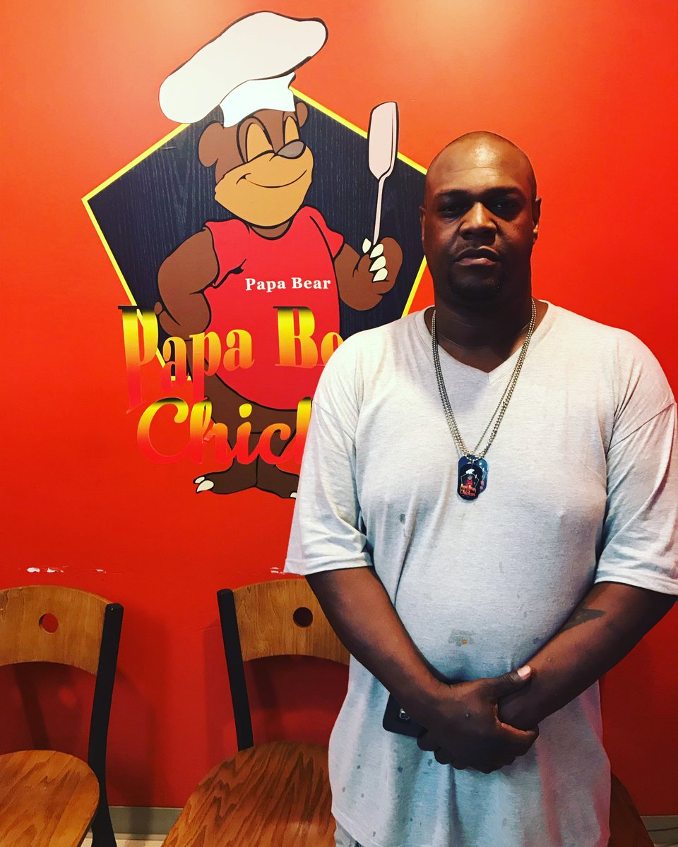 .@ppapabearschicken owner, Kelvin, is on fire for great food and competing at the highest culinary level. See if he’ll bring chicken cones to #cluck2018 !