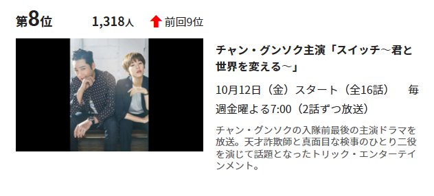 チャン グンソク 主演 スイッチ 君と世界を変える チャン グンソク 主演 スイッチ 君と世界を変える