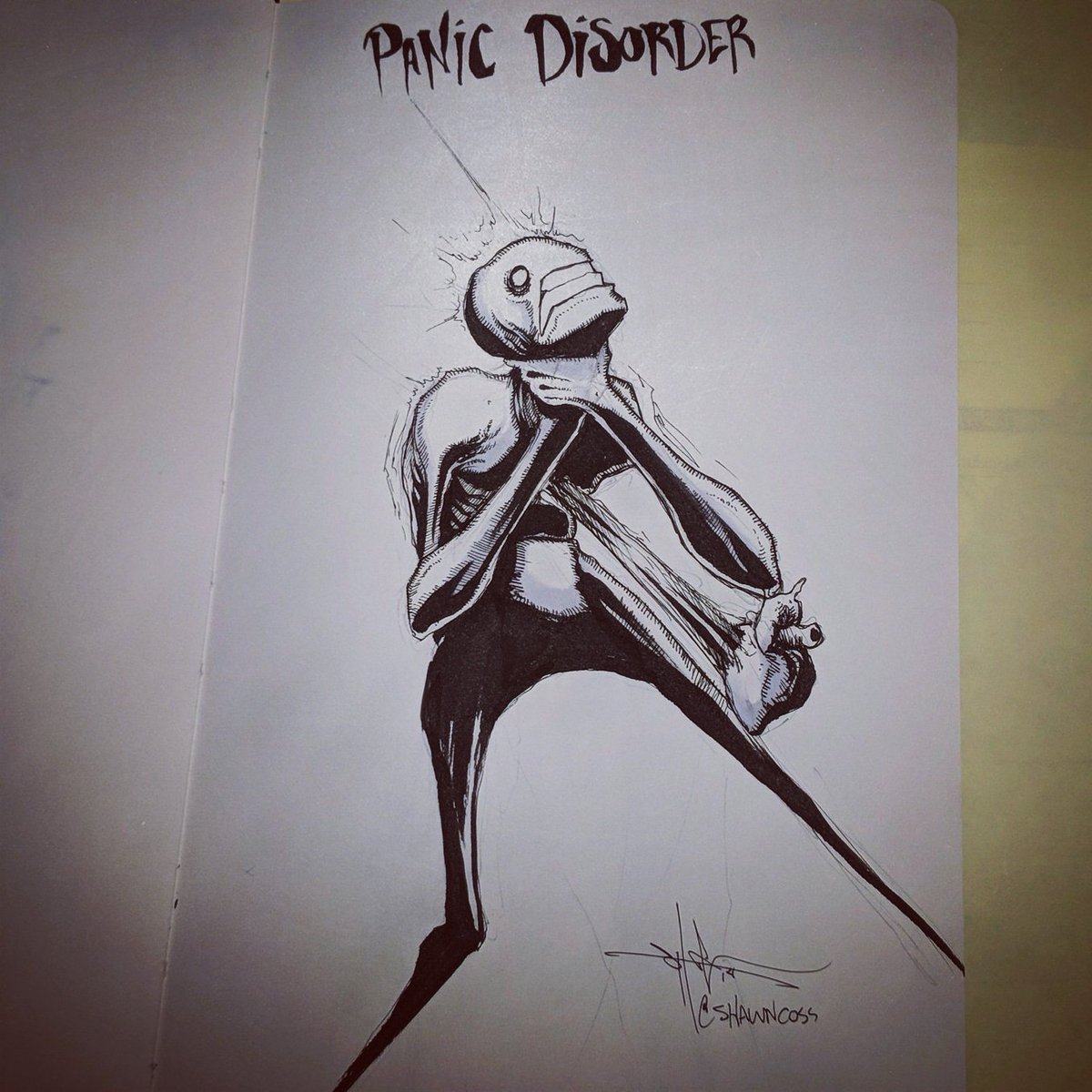 Shawn Coss on Twitter: "Borderline Personality Disorder - Inktober