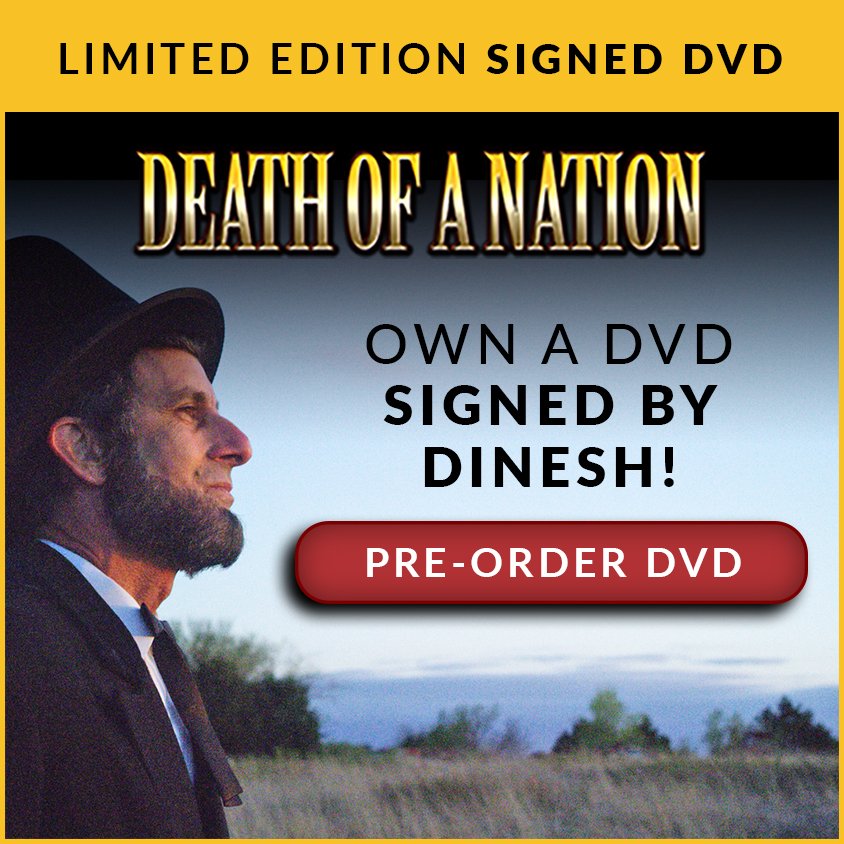 .@DineshDSouza's #DeathofaNation is one of the most influential political documentaries of the year, and now you have a limited-time opportunity to own an autographed copy of the film on DVD! @doanfilm

➡️ buy.deathofanationmovie.com