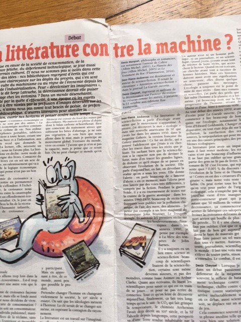 ruefromentin's tweet photo. Denis Cheynet, auteur de Tu crèveras comme les autres, en interview dans le journal La décroissance. https://t.co/f4KMuFpaHO