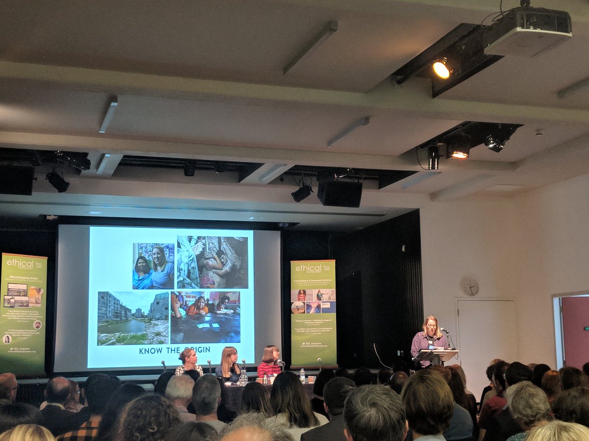 181streetcomms's tweet photo. The secrecy in supply chains allows exploitation and injustice to happen - that's why transparency is the first step towards change. Over 60% of clothing brands don't know where their clothes come from! #ECCONF18 @KnowTheOrigin https://t.co/a6rdkQXflN