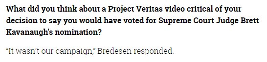 DEVELOPING: <a href="/PhilBredesen/">Phil Bredesen</a> says individuals we caught on camera weren't his "campaign." Why were they in your campaign offices for months leading to an election, then? It was a coordinated campaign w/ you and the TN Dem Party, trying to get you elected! Stop lying to voters!