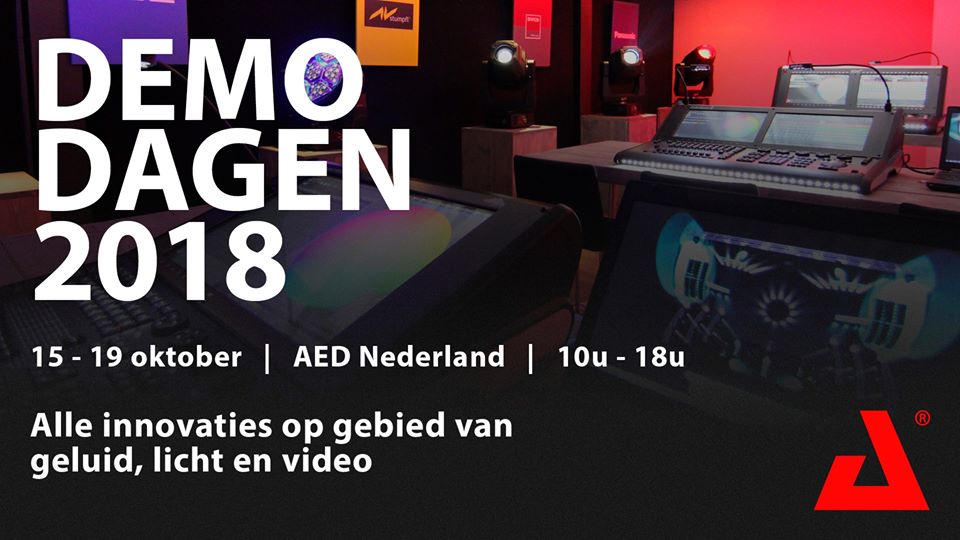 ClayPakyNews's tweet photo. Open days @AEDgroup next week in The Netherlands!
Follow the event page for more information: https://t.co/mIRGO32tek
#claypaky #axcor #axcor300 #axcor400 #axcor600 #openday #aed https://t.co/xV5YS9zTyC