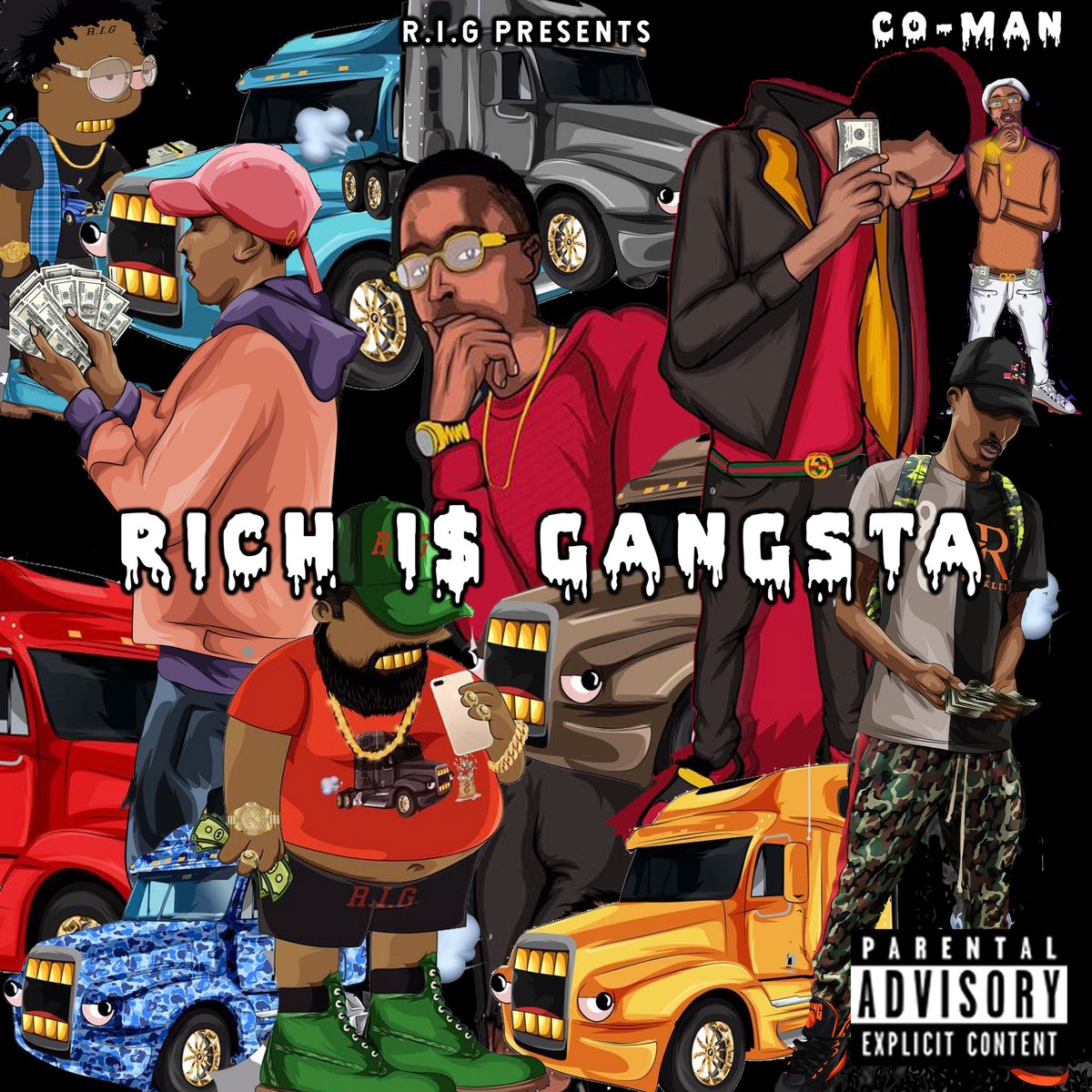 CoMan601's tweet photo. Dropping a new EP unexpectedly...let me know when you ready 💰🚛💨 https://t.co/0nCu7VKARq