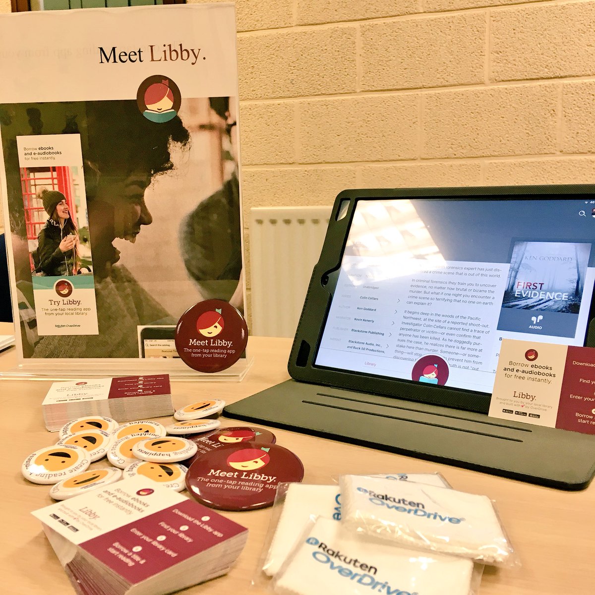 OrkneyLibrary's tweet photo. Weβre having a Meet Libby session in Kirkwall. Pop in and find out how to borrow our ebooks and eaudiobooks, all for free, whenever you want. Itβs easy peasy, we promise π#librariesweek #mytimemyspacemylibrary https://t.co/BH9E8Pxyth