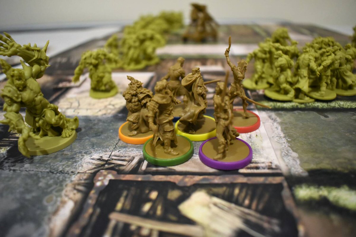 AllManaofThings's tweet photo. Too many Orcs on the village floor - too many Orcs 
(This makes sense if you are listening to Flight of the Concords as we are right now😁)
#zombicide #zombicidegreenhorde #boardgames #boardgamelife #loosing https://t.co/ZUnE7Q5Qjz