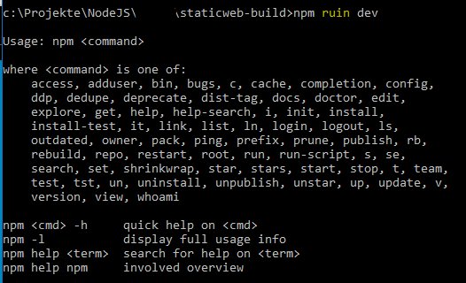 DirtyCode1337's tweet photo. Luckily this #typo didn't ruin my #dev #project! ;) #npm #cmd #NodeJS https://t.co/XPX1US6VgS