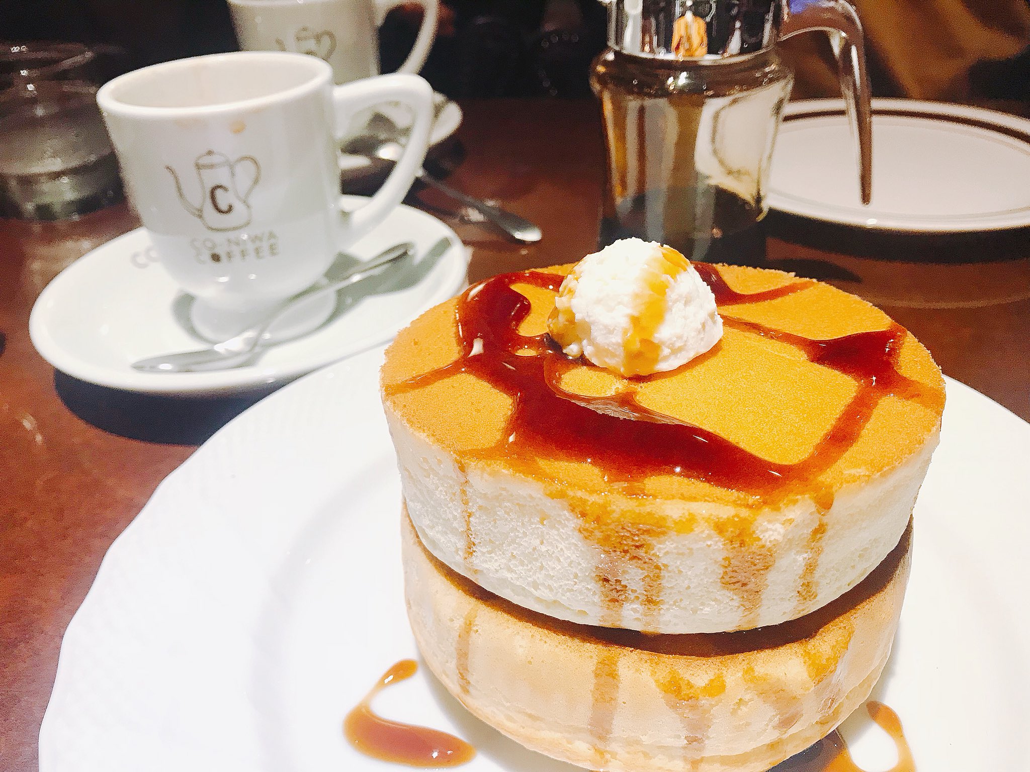 Twitter এ ロコっち たまプラーザ 昨日オープンのコニワコーヒーで早速パンケーキをいただきました ふわふわで美味しかったです ダブルがお得 たまプラーザ パンケーキ カフェ コーヒー T Co Z2gnq4ek46 ট ইট র