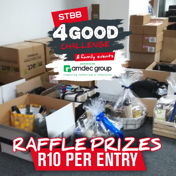 STBBTwilightRun's tweet photo. We have some truly amazing prizes and hampers - R 10 per entry #win #raffle #milesforsmiles https://t.co/7DuZ2ayEwZ