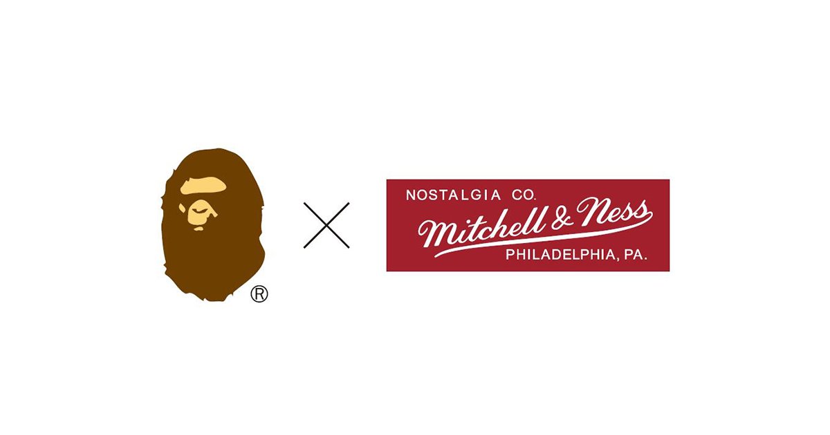 bathing ape mitchell and ness