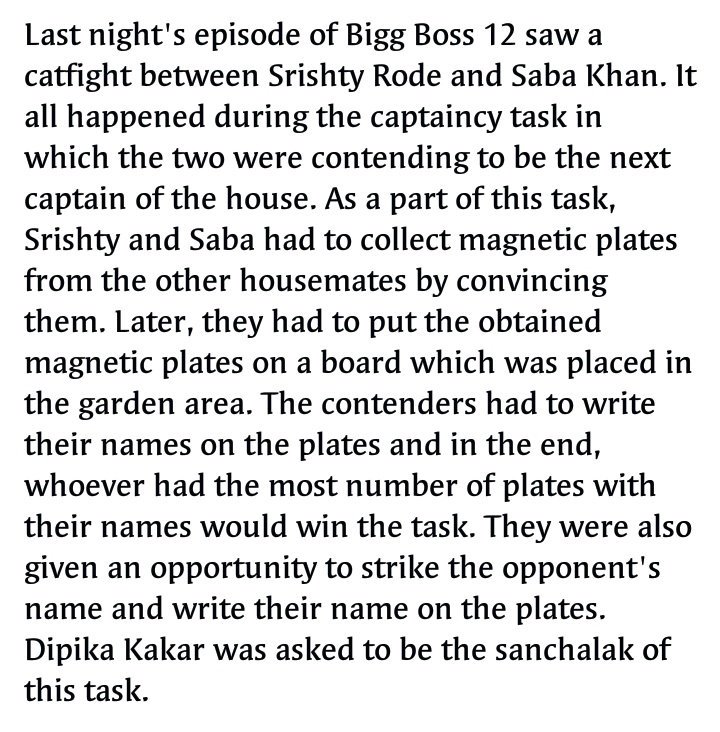 itsSuroj's tweet photo. Some takes on #SrishtyRode n #SabaKhan's fight from yesterday.
Collected this from - @latestly
#SrishtyRode #IStandBySristhy #JusticeForSrishty #StayStrongSrishty #BiggBoss12
#BB12 #BiggBoss @BiggBoss @ColorsTV @ManishNaggdev @SrSrishty @viacom18 @EndemolShineIND @rajcheerfull https://t.co/nqAxEBeAR8