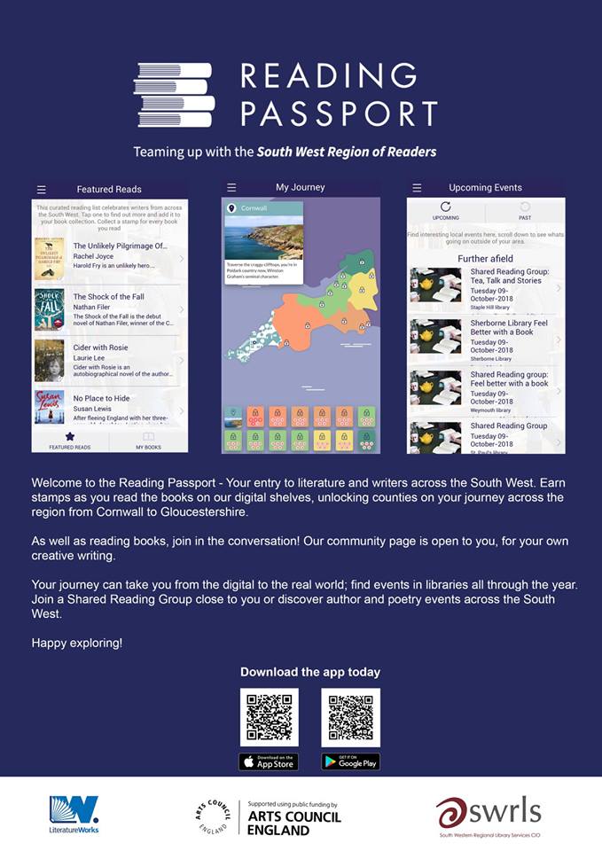readingpassport's tweet photo. What a brilliant #LibrariesWeek it's been so far. Great to see so much happening in libraries. Delighted that our app supports libraries across the region @gloslibs @DevonLibraries @LibraryCornwall @SomersetLib @NSomLibraries #SwindonLibraries @TorbayLibraries download today https://t.co/XrYkrQXJbG