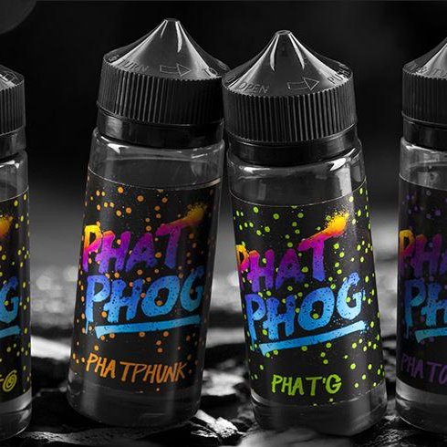 PHAT PHOG E-Liquid...available NOW in our Camden Store. Plus we're open as usual until 10pm. See you soon!! 😁💨💨 #VapeStore #Eliquid #LondonVapers